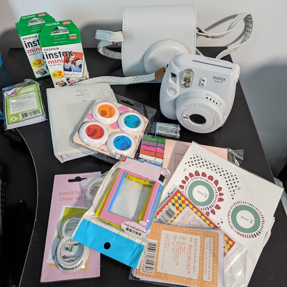 Polaroid Camera and Accessories